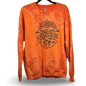 Sanderson Inn Dead and Breakfast Hocus Pocus Sweatshirt Size Large Halloween